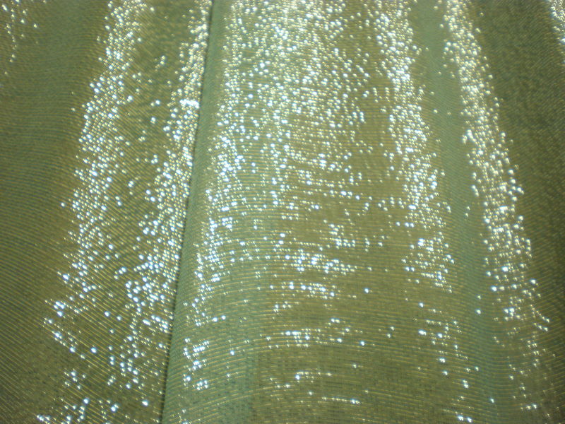 10. Mint Silk Metallic Crinkle Lame